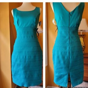 New York and Company Teal Dress